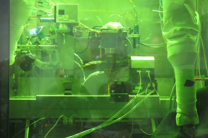 Laser welding system for repairing nuclear reactors, ORNL.