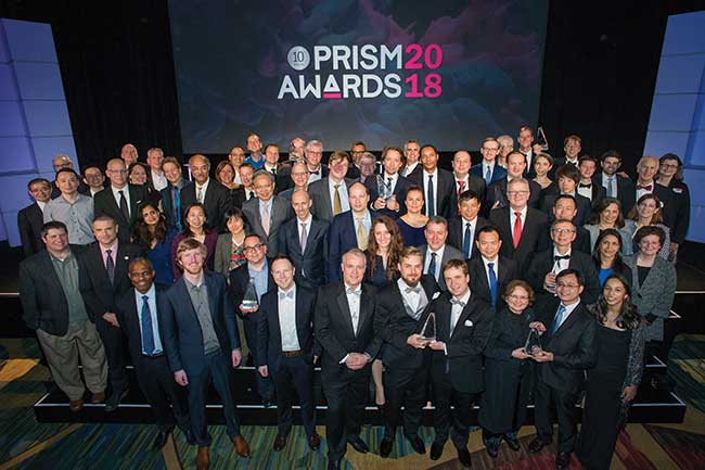 Innovation Shines at 2018 SPIE Prism awards