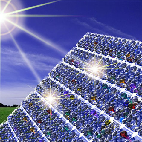 Whispering Gallery for Light Boosts Solar Cell Absorption and Photocurrent
