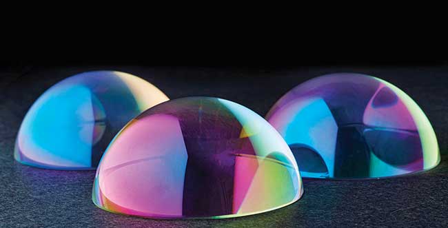 Vapor Deposition Method Suits Coating Curved Optics