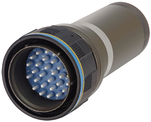 The ruggedness and certifications of a MIL-DTL-38999 connector make it an ideal choice for many aerospace fiber optic harsh-environment applications. 