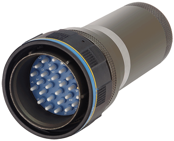 The ruggedness and certifications of a MIL-DTL-38999 connector make it an ideal choice for many aerospace fiber optic harsh-environment applications.