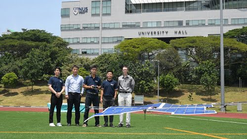 NUS Team Enables Solar-Powered Drone Flight