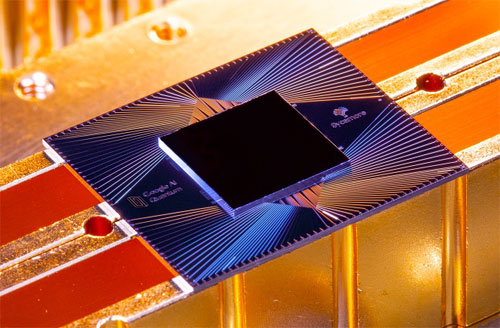 The Sycamore quantum processor. Courtesy of Erik Lucero/Google.
