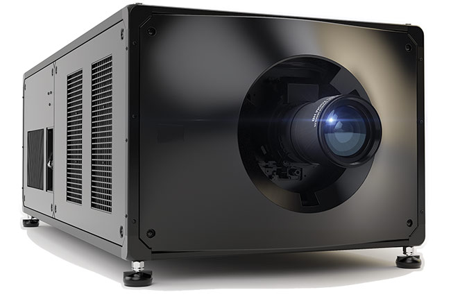 The latest generation of RGB projectors from Christie can present 4K resolution at a rate of 120 fps. Courtesy of Christie Digital Systems.