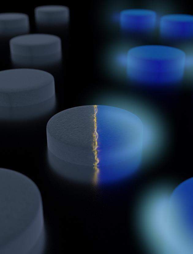 Nanoantennas made from conductive polymer, Linkoping University.