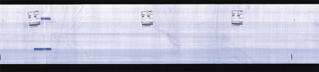 An inspected roll of paper ready for use by the consumer. Courtesy of Teledyne DALSA.