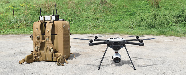 SkyRanger R70 is one of Aeryon’s latest field-tested UAS systems. Courtesy of Aeryon Labs Inc.