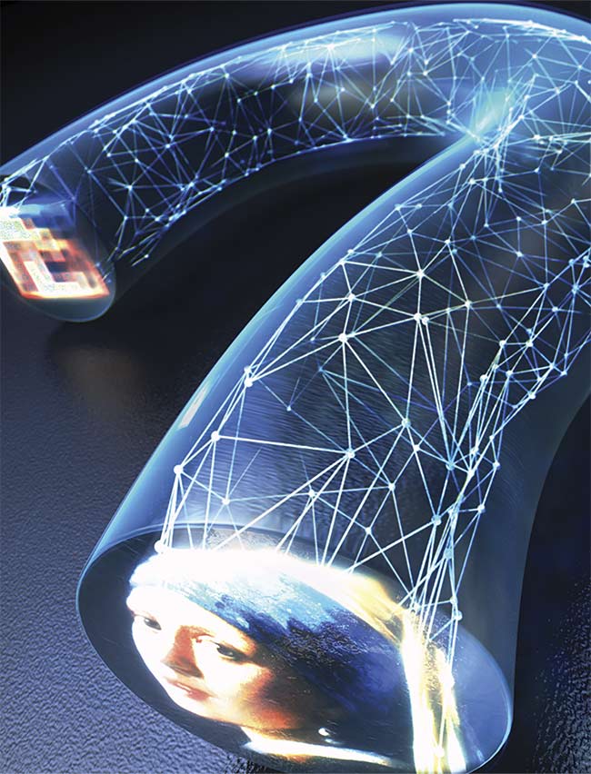 Multimode Fiber Relays Complex Image Data