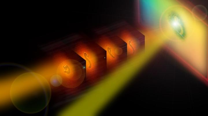 Non-degenerate two-photon absorption enables mid-infrared detection with a silicon-based camera, University of California Irvine.