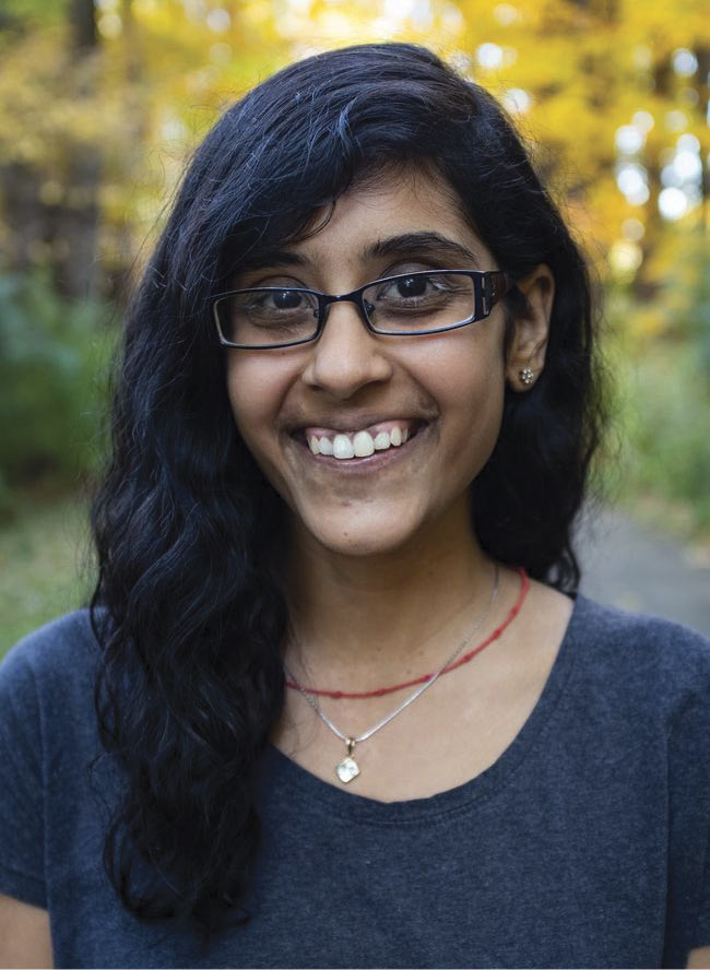 Deesha Shah, winner of the 2020 Teddi C. Laurin Scholarship, is pursuing a doctorate in plasmonic thin films at Purdue University. Courtesy of SPIE.