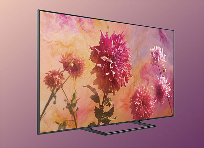 A Samsung QLED TV, which uses quantum dot technology. Courtesy of Samsung.