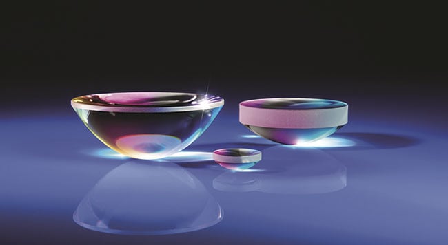 Aspheric lenses. Courtesy of  LaCroix Precision Optics. 