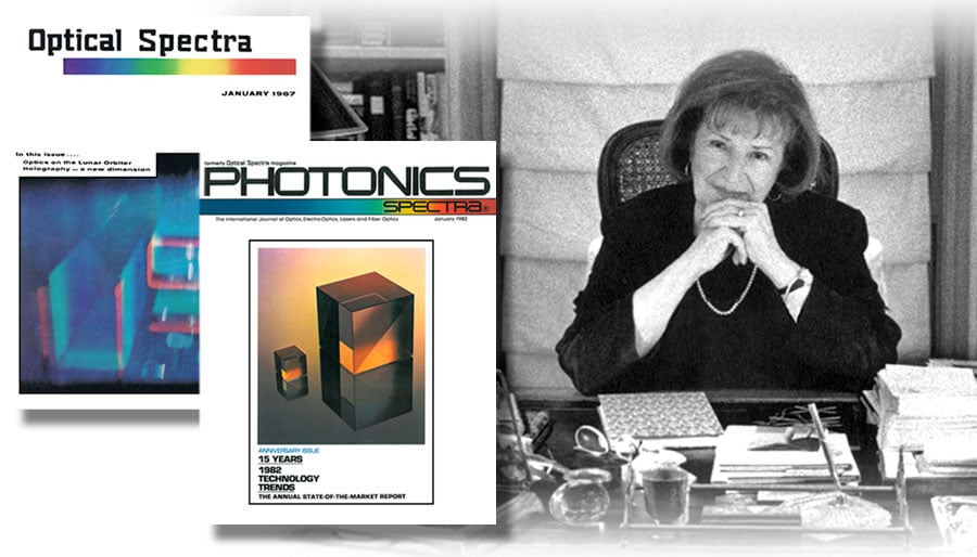 Laurin Publishing founder and CEO Teddi Laurin published the first issue of Optical Spectra magazine in 1967.