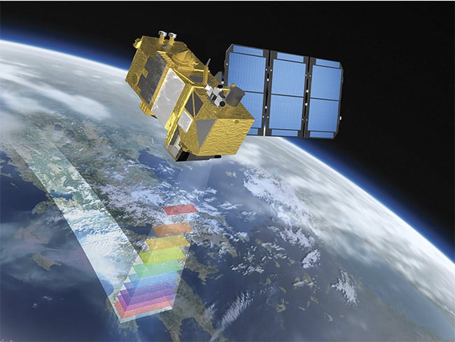 Combining high-resolution, multispectral capabilities, a swath width of 290 km, and frequent revisit times, the Copernicus Sentinel-2 mission is designed to play a key role in mapping differences in land cover to understand how the land is used and to monitor changes over time. It is being developed by ESA for the European Global Monitoring for Environment and Security program. Courtesy of Astrium GmbH.