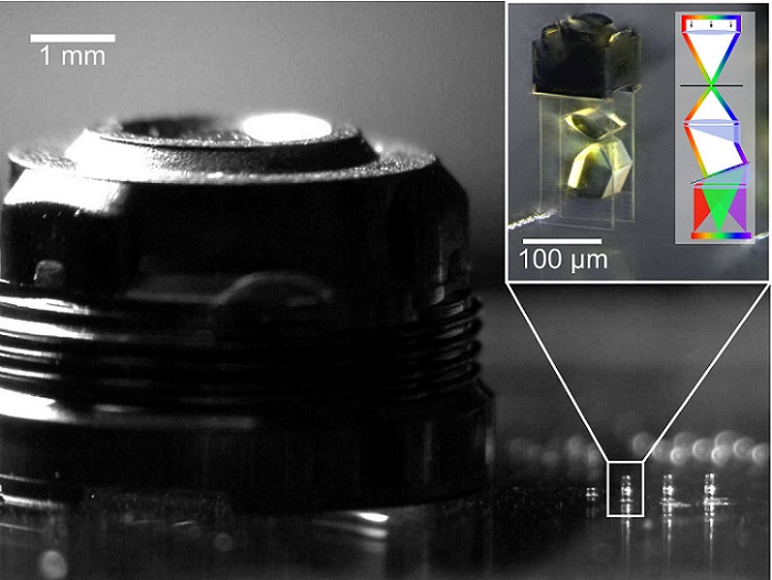 3D-Printing Method Enables Microscale Spectrometer