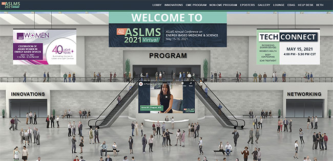 ASLMS has moved its upcoming educational and networking events online. Courtesy of ASLMS.
