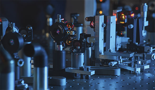 As highly complex optical instruments, ultrashort-pulse laser systems have historically been difficult to maintain and operate, requiring layers of electronics or cooling to achieve consistent pulse quality or spectral stability. Improvements to the underlying architectures, however, have made these systems more robust, reliable, and manufacturable at scale. Courtesy of Chromacity.