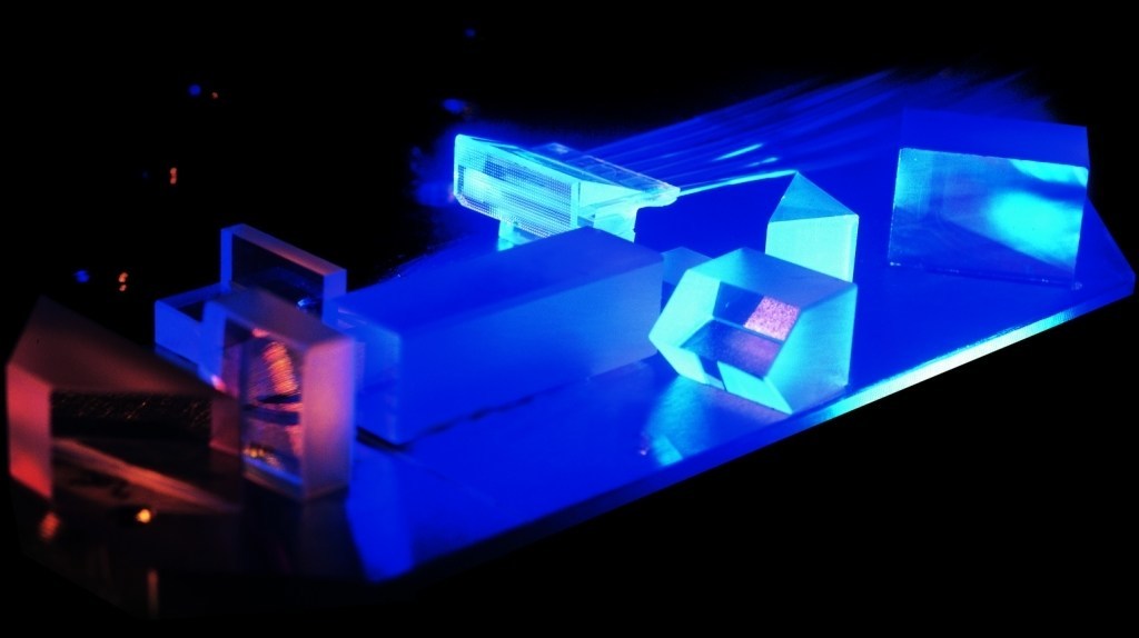 Kylia manufactures miniature optical components in free space. Courtesy of Kylia.