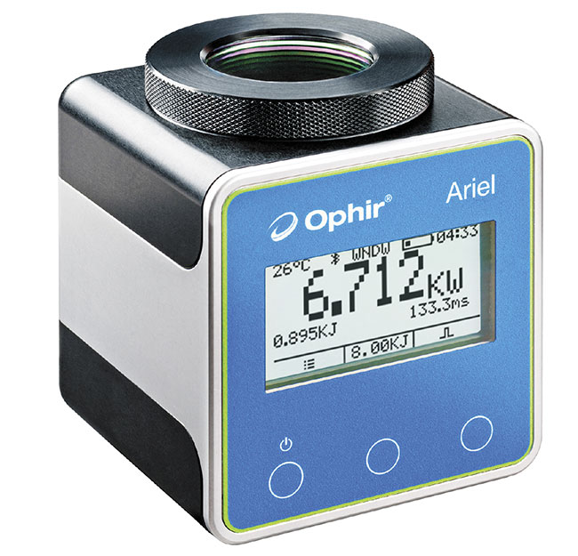 Uncooled laser power measurement systems bring convenient intensity measurements to the job floor, and even to small, constrained spaces, such as within additive manufacturing systems. Courtesy of Ophir.