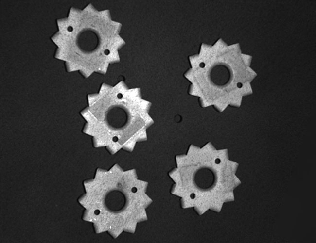 3D matching uses coordinates to determine object position. Courtesy of MVTec Software GmbH.