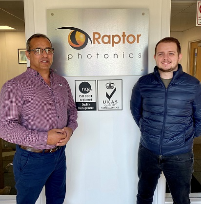 Joe Graham (left) and Cameron Black. Courtesy of Raptor Photonics.