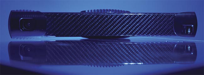 While conventional multi-tap CMOS sensors used in time-of-flight cameras modulate pixels the same way in parallel, the mosaic-shutter CMOS sensor modulates its pixels individually, according to a unique pixel-mosaic code. This enables 3D cameras to capture high-resolution 3D images of objects that are moving up to 144 km/h (89 mph), with high accuracy and without motion artifacts. Courtesy of Photoneo.