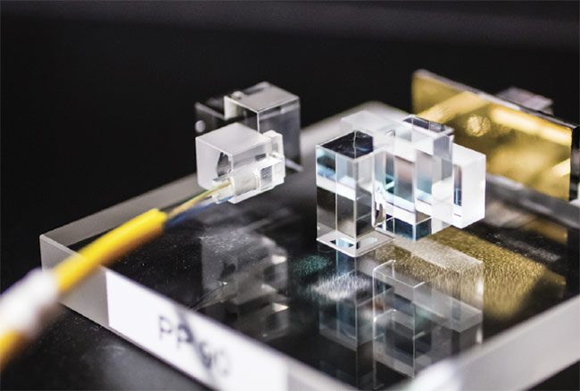 Figure 1. A technique called multiplane light conversion is used to construct an ideal weld for microfluidic chips. Courtesy of Cailabs.