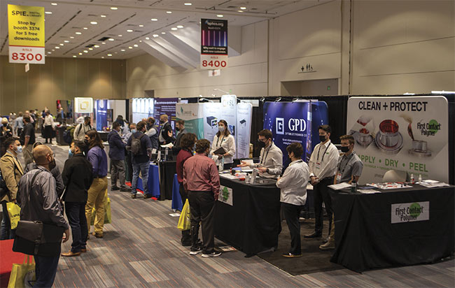 Dozens of photonics companies — offering parts, systems, and support services — exhibit each year at the BiOS trade show. Courtesy of SPIE.