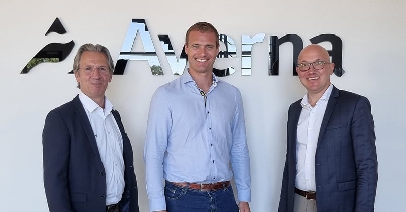 From left, Sander Slagter, senior technical sales at PI Benelux, Niels Davidts, vice president of Europe at Averna, and Laurent Melin, director of sales EMEA at PI. Courtesy of Averna & PI.