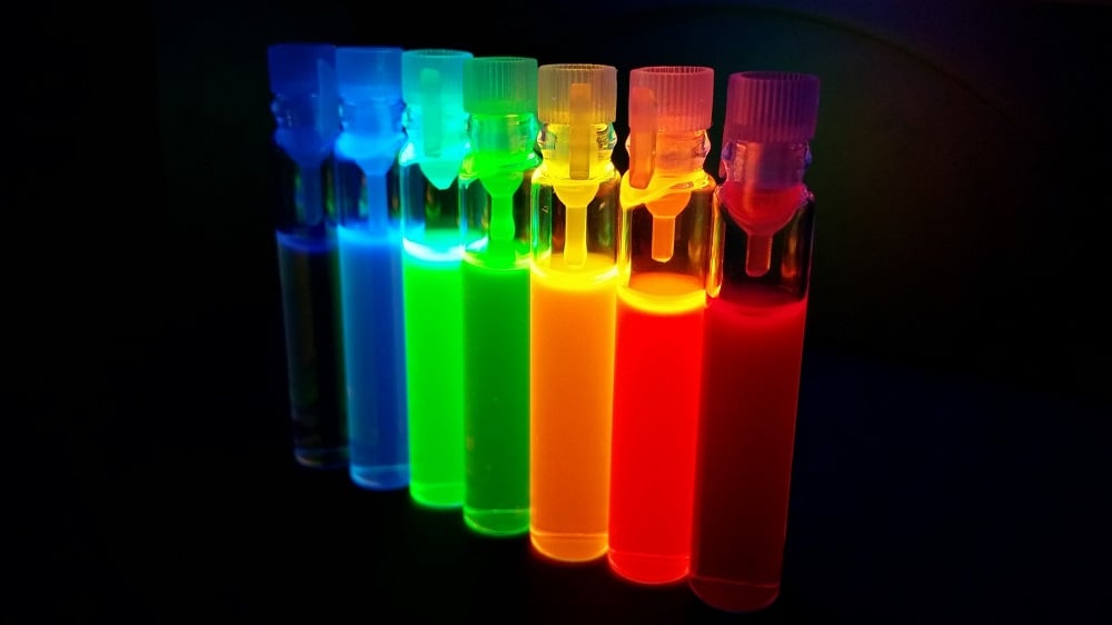 Quantum dots are nanoparticles tailored to be sensitive to specific light frequencies, thanks to quantum effects mainly arising from their small size. Their durability, sensitivity, and ease of use in manufacturing processes make them uniquely attractive for developing revolutionary color image sensors. Courtesy of Chung-Ang University.