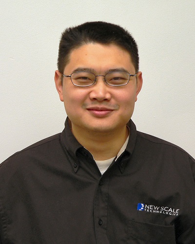 Qin Xu, vice president of engineering for New Scale Technologies. Courtesy of New Scale Technologies. 