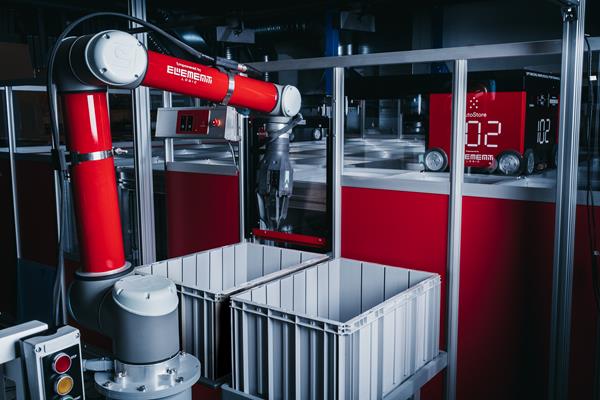 The industry leaders combined efforts to create an order fulfillment solution that further automates the handling of goods for predictable, resilient, and cost-effective operations at scale. Courtesy of RightHand Robotics.