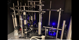 The experimental setup for ESM microscopy. Courtesy of The Biodesign Institute at Arizona State University.