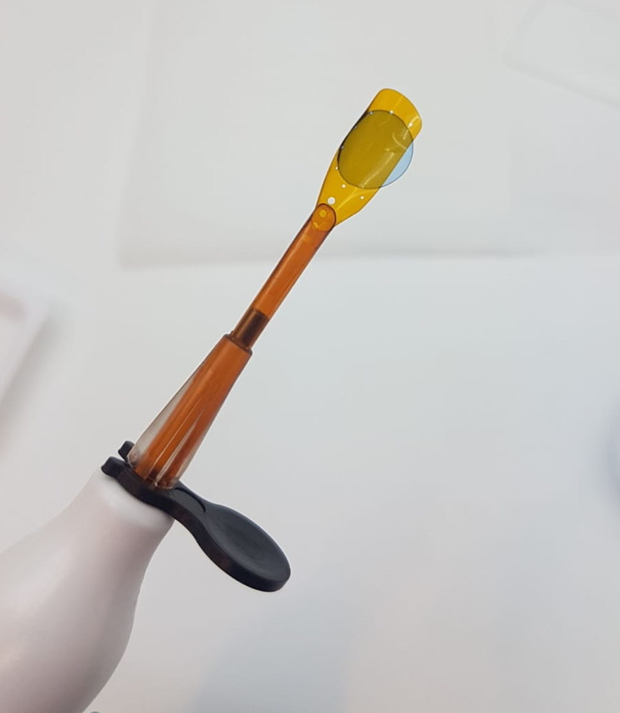 Precise Bio's bio-fabricated cornea. Courtesy of Precise Bio. 