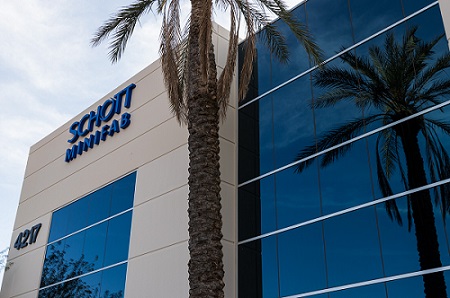 SCHOTT’s newly opened 40,000 sq ft MINIFAB facility in Phoenix. Courtesy of SCHOTT.