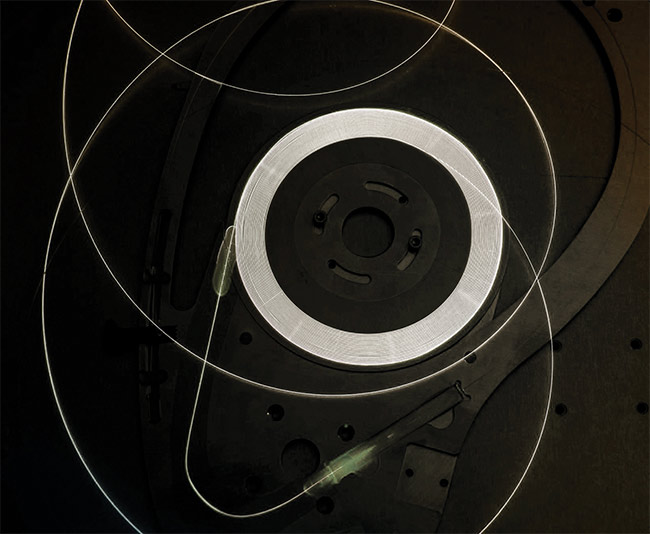 Supercontinuum generation in a polymer crystal fiber. Courtesy of NKT Photonics.