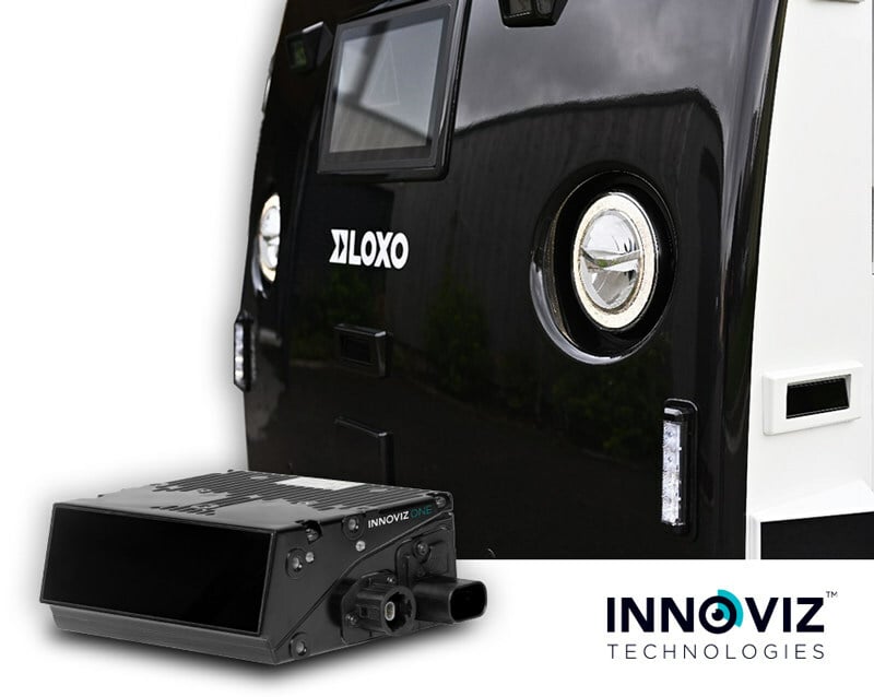 LOXO, a provider of zero-emission autonomous vehicles for last-mile delivery services, is planning to use InnovizOne LiDAR to enable autonomy for its delivery vehicles, which allow retailers to transport goods from local distribution hubs to end consumers more efficiently and with fewer emissions.Courtesy of PRNewsfoto/Innoviz Technologies.