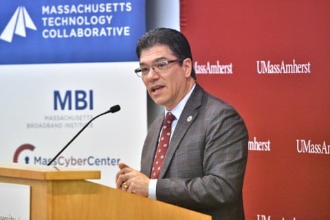 University of Massachusetts-Amherst Chancellor Javier Reyes. Courtesy of the Massachusetts Technology Collaborative.