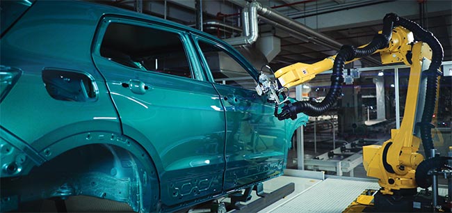 Das-Nano, leading innovator in industrial coating inspection, uses terahertz radiation in its patented technology for automated surface characterization. The method greatly improves the quality and efficiency of coating processes. Courtesy of das-Nano.