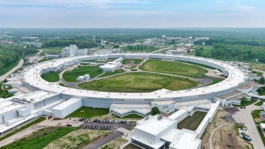 An aerial view of the Argonne facility. Courtesy of the Argonne National Laboratory.