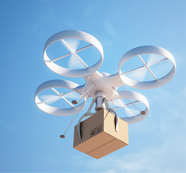 Integrated photonics are shrinking optical microscopes and opening doors to the UAV middle market for smaller aerial platforms. Courtesy of Advanced Navigation.