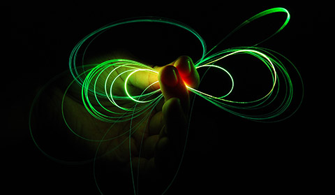 A team of researchers led by the University of Southampton has shown light can be moved within a distance which is smaller than its own wavelength.The researchers believe that the demonstrated novel approach for the active control of confined electromagnetic fields could influence multiple nanophotonic applications. Courtesy of the University of Southampton.