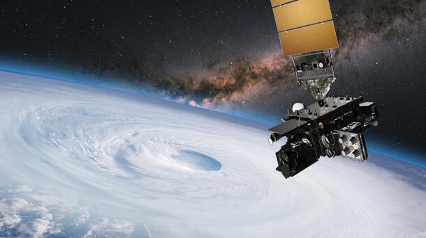 In partnership with NOAA, L3Harris has developed innovative weather sensor technology that is at the forefront of the GeoXO mission, providing highly detailed, real-time information on weather patterns, including high-resolution imagery, temperature and moisture data. Courtesy of L3Harris.