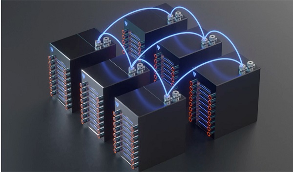 PsiQuantum’s modularized quantum computing system networks individual cryogenic units using conventional fiber optics. Courtesy of PsiQuantum, via Business Wire.