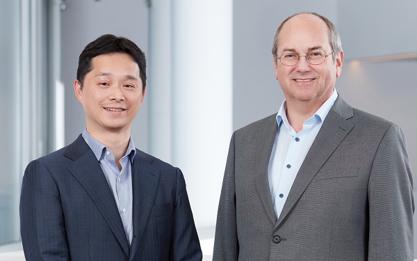 Yasumasa Kuboyama, left, will serve as managing director of Instrument Systems, leading the company alongside CEO Markus Ehbrecht. Courtesy of Instrument Systems.