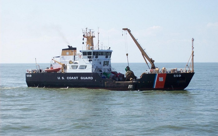 The 175-foot keeper-class coastal buoy tenders are a new era in buoy tending. The keeper-class cutters serves a variety of Coast Guard missions. Courtesy of US Coast Guard.