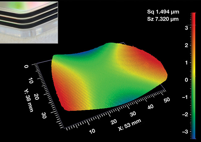 Holography is an enabling technology for the planar waveguides used in digital immersive displays. Courtesy of Zygo Corporation.