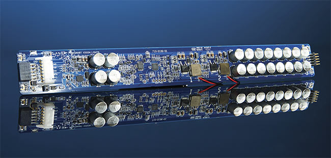 Figure 2. A circuit board featuring dual overdrive lighting mode. Courtesy of Smart Vision Lights.