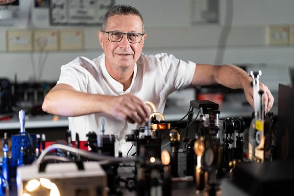 Professor Erez Hasman, head of the Atomic-Scale Photonics Laboratory at the Technion Israel Institute of Technology.  Courtesy of the Technion.